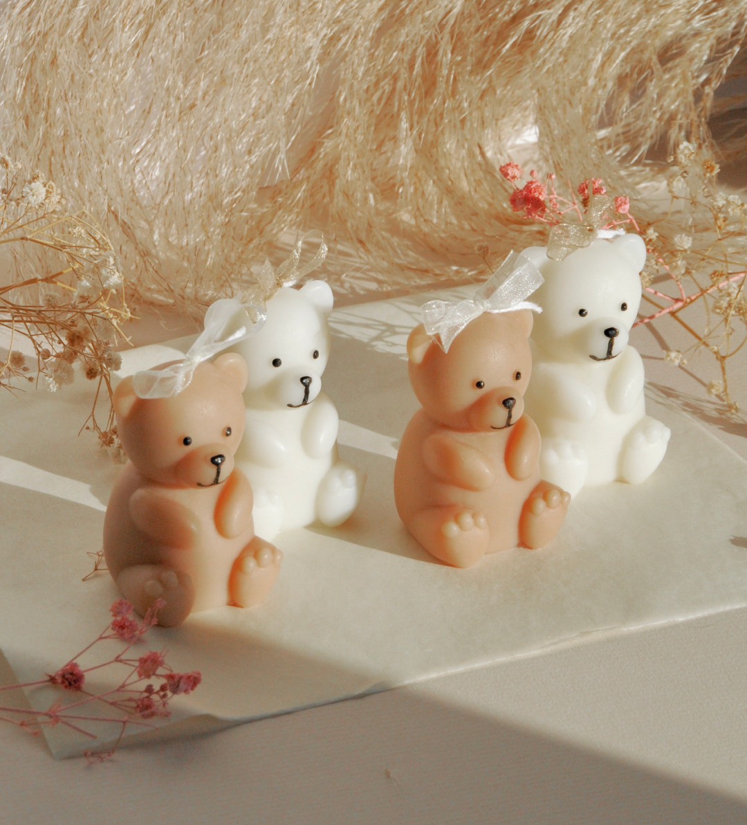 Teddy Bear Candle –